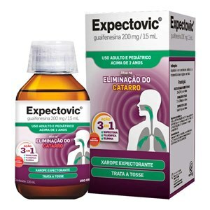 Expectovic Xarope 200Mg/15Ml Expectorante Morango 120Ml