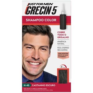 Shampoo Color Grecin 5 Castanho Escuro