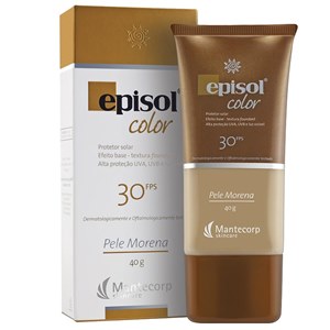Protetor Solar Episol Color Loção Fps30 Pele Morena 40G