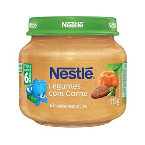 Papinha Nestlé Baby Etapa 2 Sabor Legumes Com Carne 115G