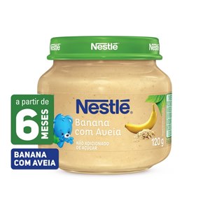 Papinha Nestlé Baby Etapa 2 Sabor Banana Com Aveia 120G 