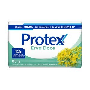 Sabonete Em Barra Protex Erva Doce 85G