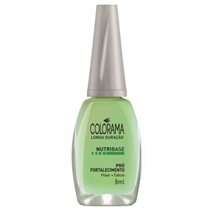 Esmalte Colorama Nutribase Pró Crescimento Fluor + Cálcio 8Ml