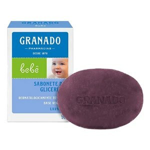 SABONETE DE GLICERINA  GRANADO  LAVANDA BEBÊ 90G