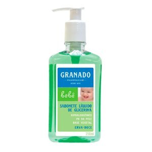 SABONETE LÍQUIDO GRANADO DE GLICERINA ERVA-DOCE BEBÊ 250ML