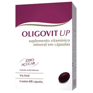 OLIGOVIT UP - SUPLEMENTO VITAMÍNICO E MINERAL 60 CÁPSULAS