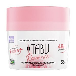 Desodorante Antiperspirante em Creme Tabu Romance 48h 55g