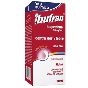 Ibuprofeno - Ibufran Suspensão Oral 50Mg/Ml 30Ml