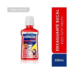 ENXAGUATÓRIO BUCAL CEPACOL TUTTI FRUTTI 250ML 