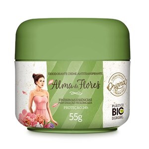 Desodorante Antitranspirante Creme Alma De Flores 24h 55g 