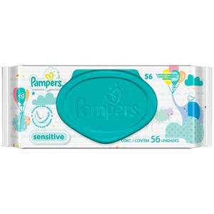 Toalhas Umedecidas Pampers Sensitive 56 Unidades