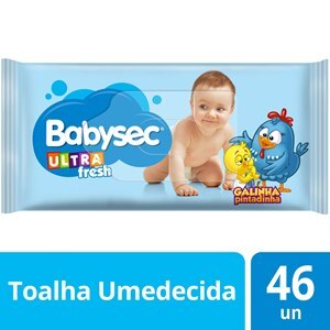 TOALHAS UMEDECIDAS BABYSEC 46 UNIDADES