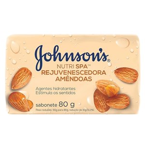 Sabonete Johnson's Nutri Spa Amêndoas Rejuvenecedora 80G