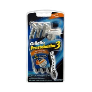 Aparelho De Barbear Gillette Prestobarba 3 4 Unidades
