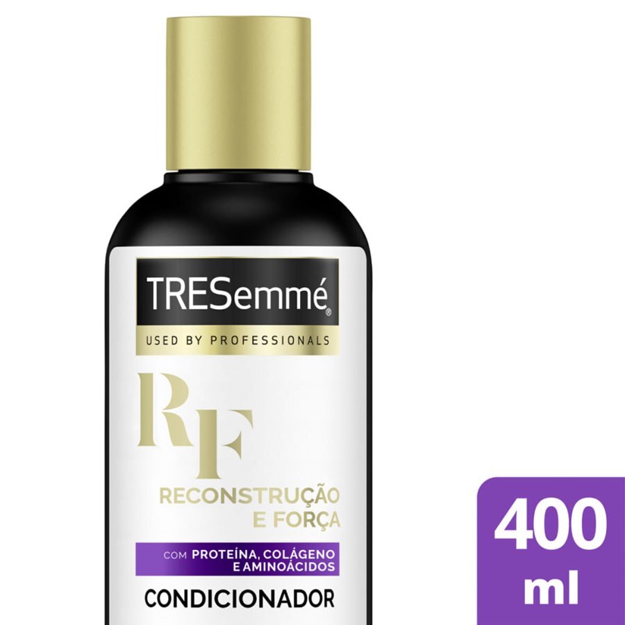 CONDICIONADOR TRESEMMÉ EXPERT RECONSTRUÇÃO E FORÇA PARA CABELOS DANIFICADOS  400ML - Ultrafarma