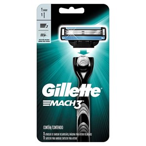 Barbeador Gillette Mach 3 - 1 Unidade
