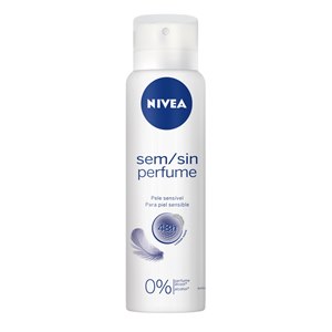 Desodorante Antitranspirante Aerossol Nivea Feminino Sem Perfume 150Ml