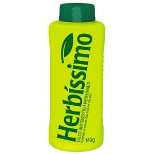 Talco Antisséptico Herbíssimo para Axilas e Pés 140g