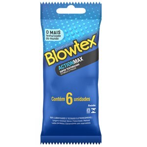 Preservativo Blowtex Action Texturizado 6 Unidades