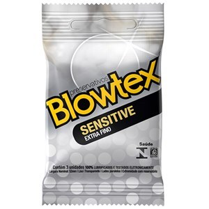 Preservativo Blowtex Sensitive Super Aloe Vera 3 Unidades