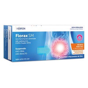 Florax Adulto Suspensão Oral 5 Flaconetes 5Ml