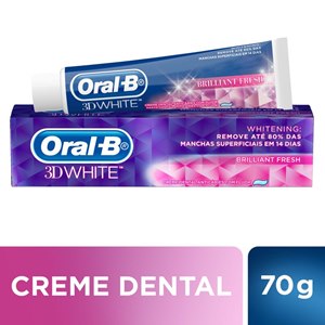 Creme Dental Oral-B 3D White Brilliant Fresh 70G