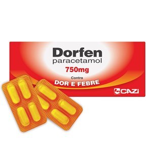 Paracetamol - Dorfen 750Mg Com 4 Comprimidos