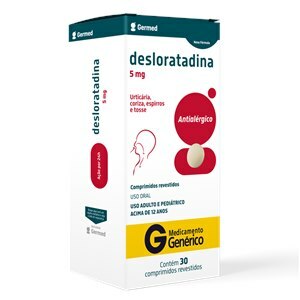 DESLORATADINA 5MG 30 COMPRIMIDOS - GERMED - GENÉRICO