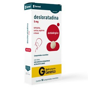 DESLORATADINA 5MG 10 COMPRIMIDOS - GERMED - GENÉRICO