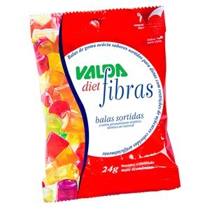 Balas De Goma Valda Fibras Diet Sortidas 24G