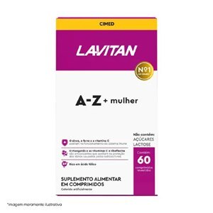 LAVITAN A-Z MULHER 60 COMPRIMIDOS