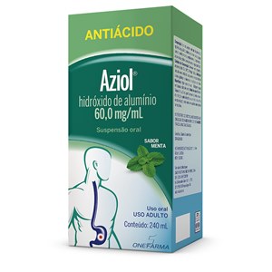 Hidróxido De Alumínio - Aziol Suspensão Sabor Menta 240Ml