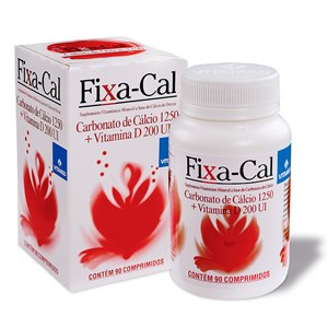 Fixa-Cal 1250 + Vitamina D  90 Comprimidos
