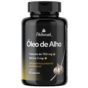 Óleo De Alho 750Mg Fitobrasil 60 Cápsulas 