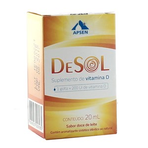 Vitamina D - Desol 200Ui/Gotas 20Ml