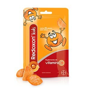 Redoxon Kids Sabor Laranja Vitamina C 25 Gomas
