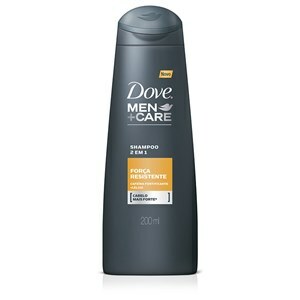 SHAMPOO DOVE MEN CARE 2 EM 1 FORÇA RESISTENTE 200ML