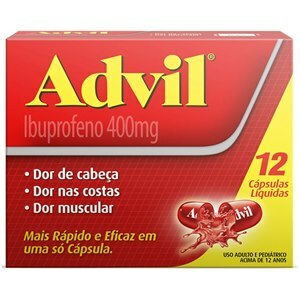 Ibuprofeno Advil 400Mg 12 Cápsulas