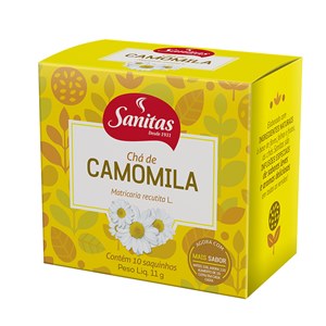 Chá Sanitas Camomila 10 Saches