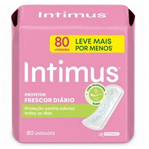 Protetor Diário Intimus Frescor Diário Sem Abas Aloe Vera - Leve 80 Pague 60