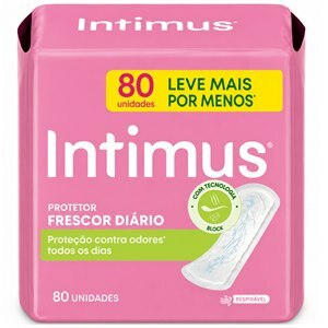 Protetor Diário Intimus Frescor Diário Sem Abas - 80 Unidades