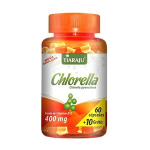 Chlorella Tiaraju 400Mg 60 Cápsulas + 10 Grátis