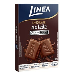 Chocolate Ao Leite Linea Zero Açúcar 30g