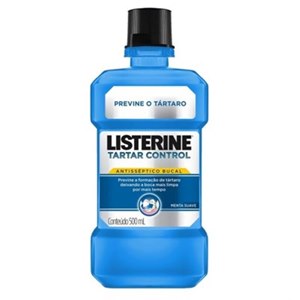 Enxaguante Antisséptico Bucal Listerine Antitártaro Menta 500Ml