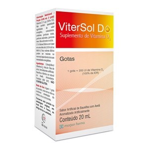 VITAMINA D - VITERSOL D 200UI/GOTA 20ML