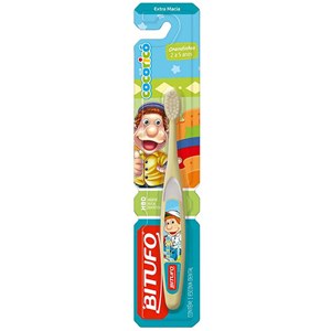 Escova Dental Infantil Cocorico De 2 A 5 Anos