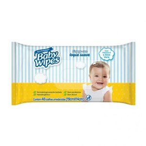 Toalhas Umedecidas Baby Wipes 48 Unidades
