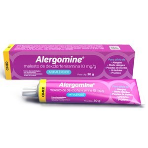 DEXCLORFENIRAMINA - ALERGOMINE 10MG/G CREME 30G