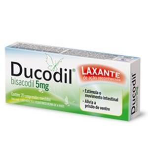 Bisacodil - Ducodil 5Mg 20 Comprimidos