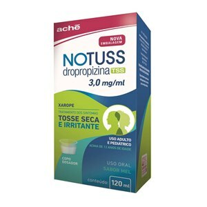 Dropropizina - Notuss Tss Xarope 3,0Mg/Ml 120Ml 